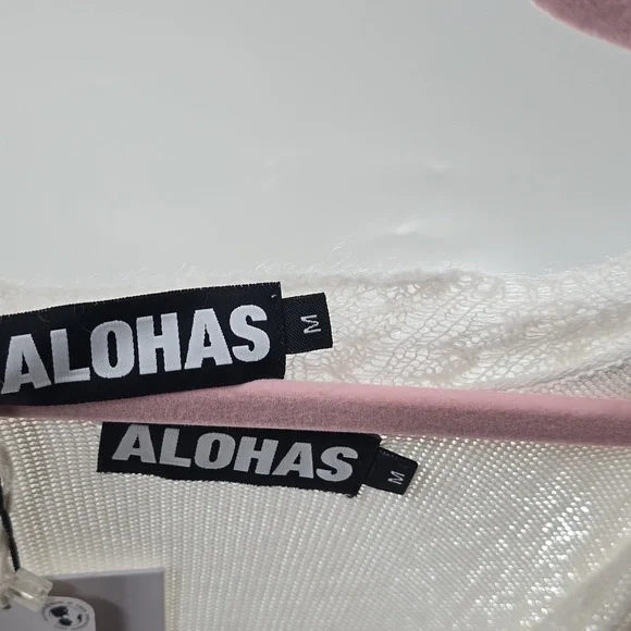 Alohas Triza Cream Knit Lace-Up Maxi Sweater Dress - Picture 15 of 15